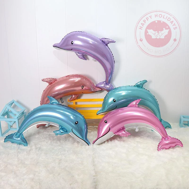Grande palloncino sagoma a forma di delfino marino di 80 cm per 2,70