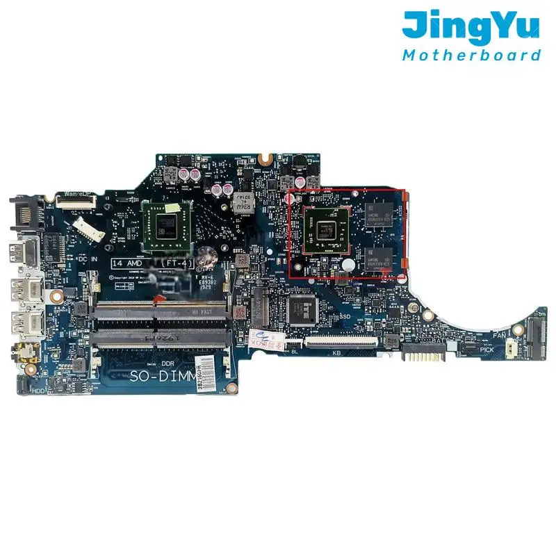 Материнская плата для ноутбука HP 14Z-DK 14-DK 6050A3068501 материнская плата R3 3200 Процессор AMD 530 2 Гб GPU