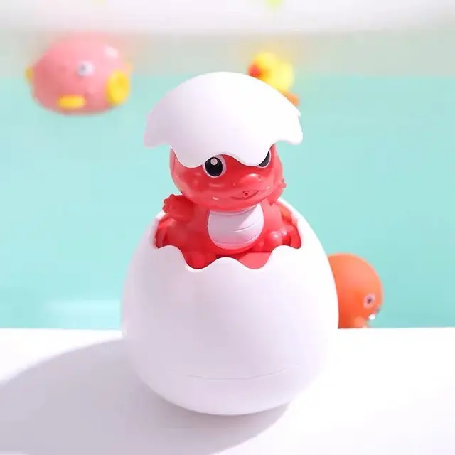 Baby Swimming Bathroom Bathing Shower Toy Children's Penguin Egg Water Spray Sprinkler Sprinkling Toy Kids Water Clockwork Toys 5