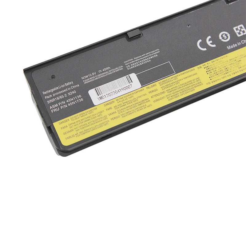 Bateria do Portátil para Lenovo Thinkpad X240 X260 X270 X250 L450 T450 T470p T450s T440s K2450 W550s 45n1136 45n1738 4.4ah 48wh 10.8v - Imagem 5