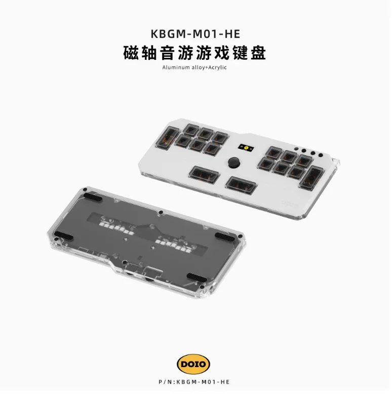 DOIO HITBOX KBGM-M01-HE Keyboard Aluminum Alloy Wired Acrylic Low