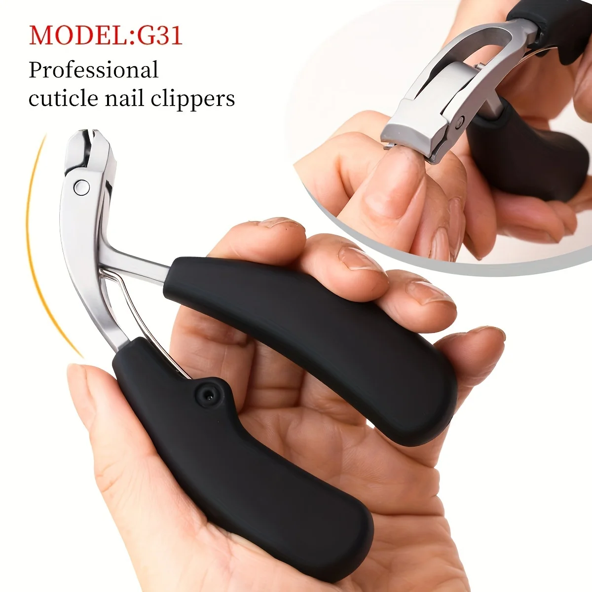 Professional Pedicure Tool Large Secondary Opening Elbow Nail Clippers High Hardness Steel Fingers Nail Clippers 4