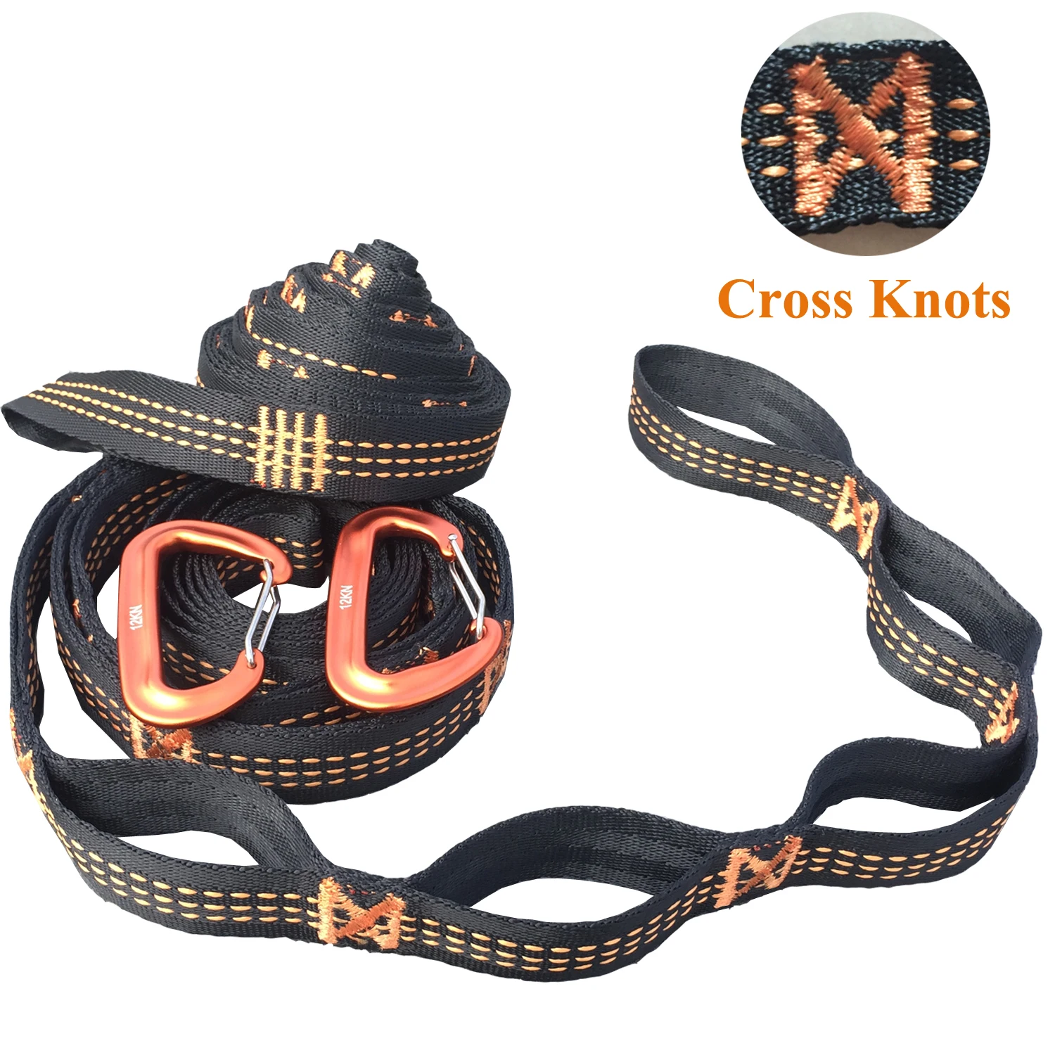 Hammock Straps Hammock Rope Hammock Fittings 280cm length Super Strong Hammock Strap Hanging Hammock Belt Hamaca Hamak for Camping,Traveling,Portable Hanging Tree Rope