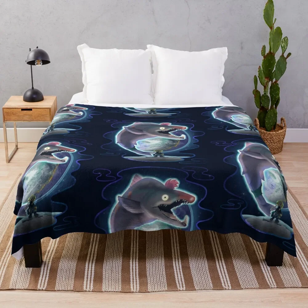 Mega Fish Throw Blanket Decorative Beds manga Blankets