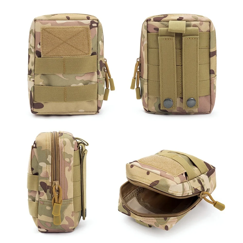 Tactical Molle EDC Tool Pouch Utility Waist Pack Phone Case Holder Army Military Outdoor Airsoft Hunting Accessories Medical Bag