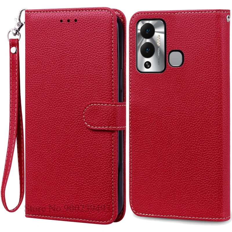 Leather Wallet Flip Case - Premium Protective Cover with Card Holder Slots