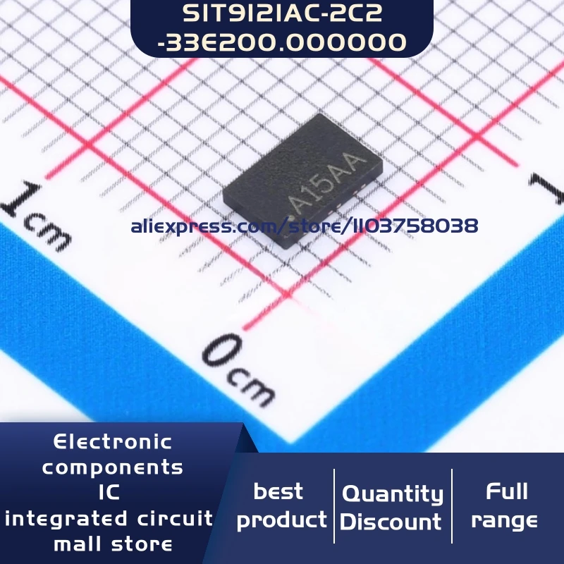 10개/묶음 SIT9121AC-2C2-33E200.000000 200MHZ ±25ppm 3.3V 5032 6P 크리스탈 오실레이터 공진기 6-SMD 재고 있음