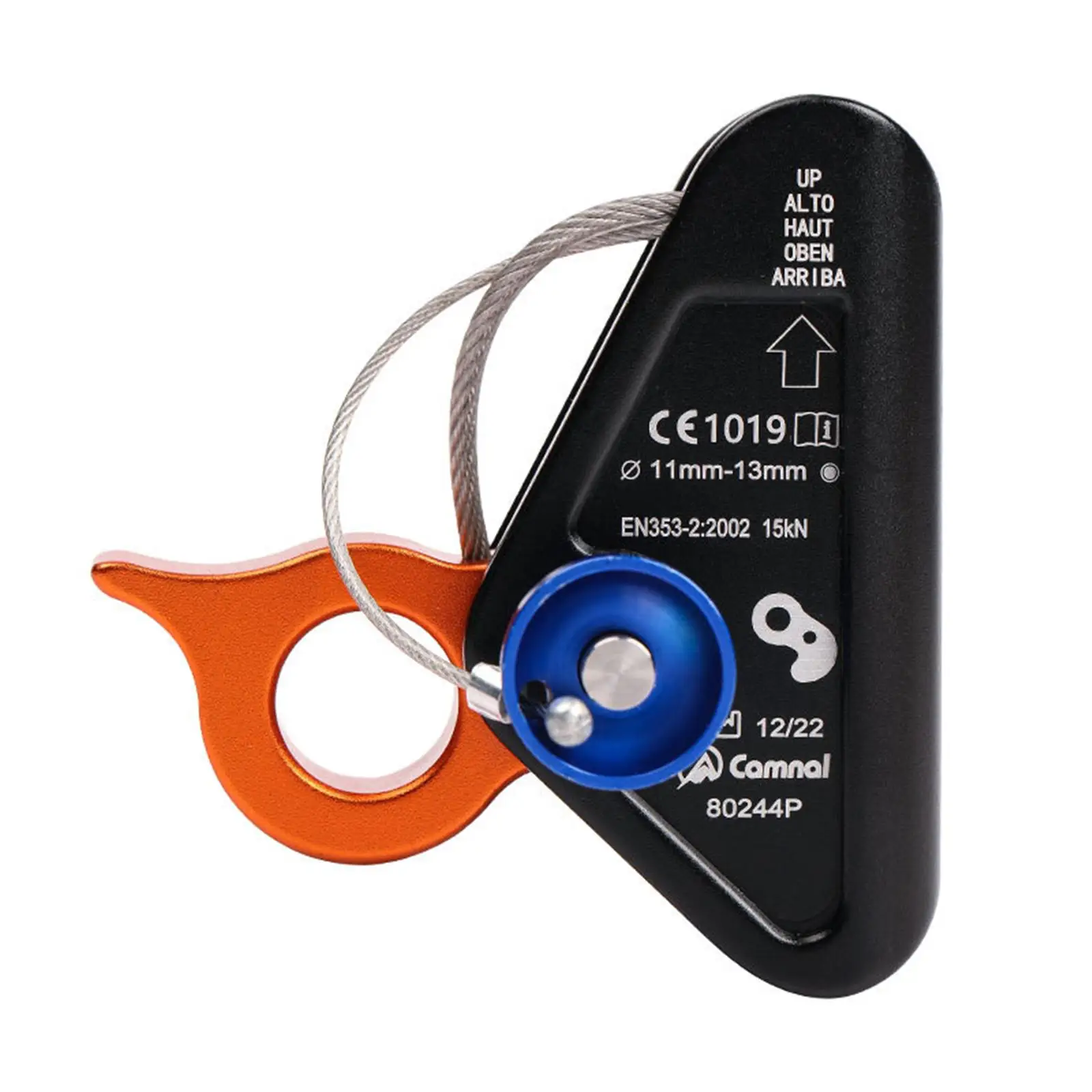 Climbing Rope Grab Ascender Fall Protection Riser Adjuster for Rock Climbing Climbing Rope Grab Ascender Fall Protection Riser Adjuster for Rock Climbing