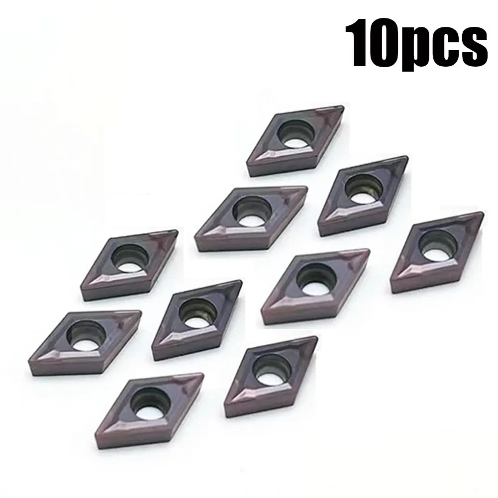 10pcs Carbide Inserts DCMT070204 VP15TF For SDJCR/SDNCN/SDQCR Series
