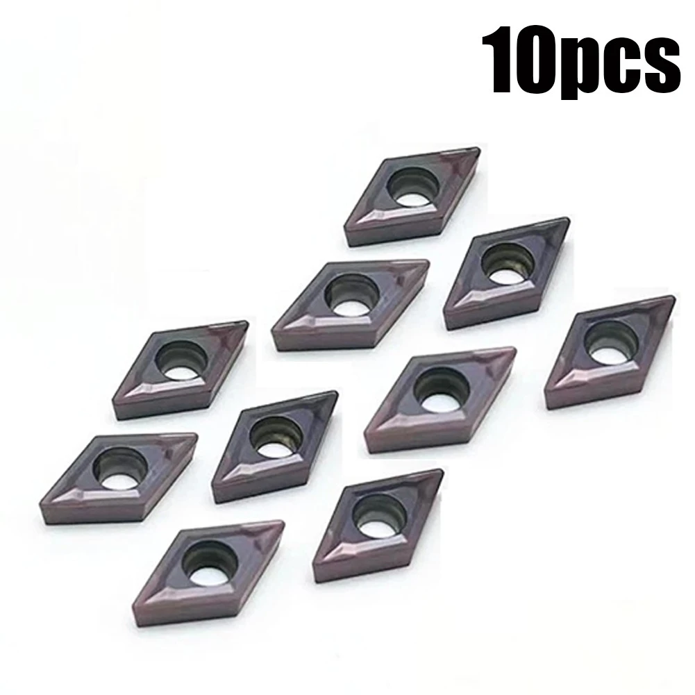 10pcs Carbide Inserts DCMT070204 VP15TF For SDJCR/SDNCN/SDQCR Series