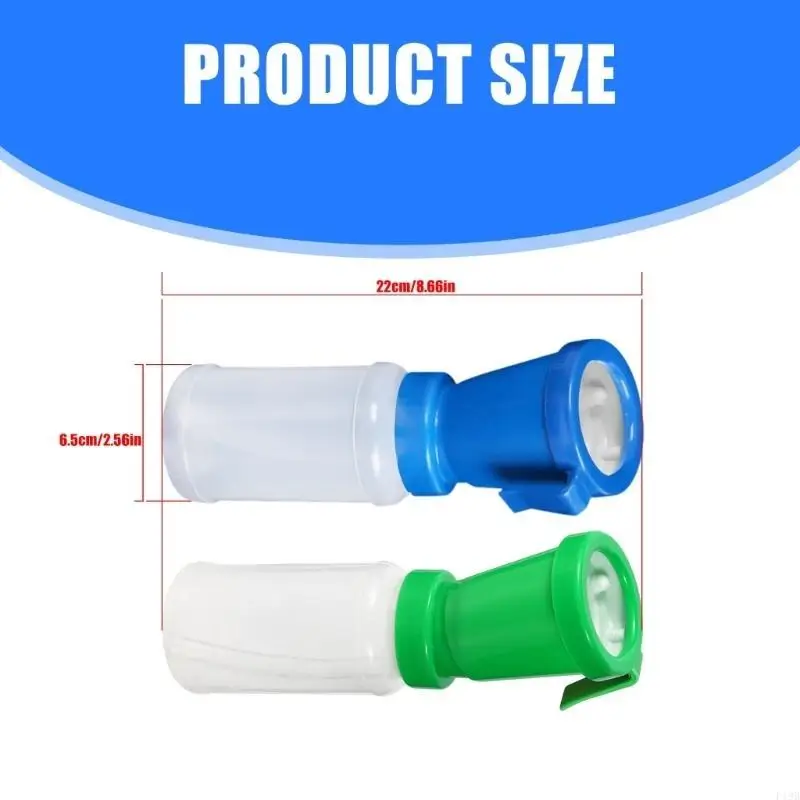 가축 청소용 F19B 젖꼭지 딥 컵 비 섬광 기능 300ml 내구성 플라스틱 딥 컵..