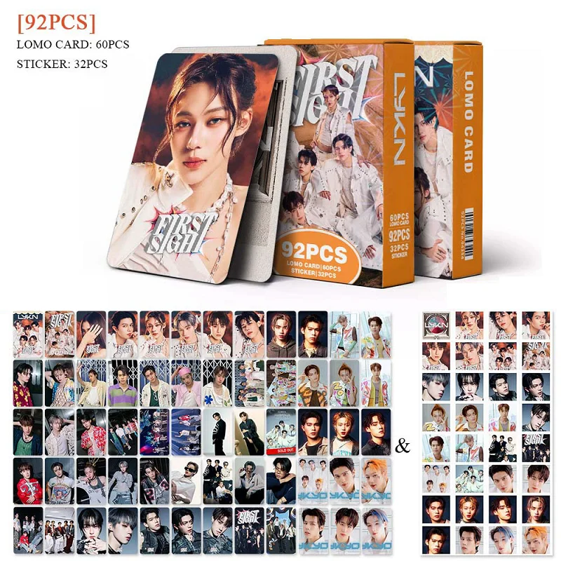 92 Pcs/Set Thai Boyband LYKN Laser Lomo Card William Lego Tui Hong