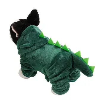 Dog Dinosaur Design Costume Cat Dog Dinosaur Hoodies Soft And Warm Pet Clothes Funny Costume For Dog Cat 3