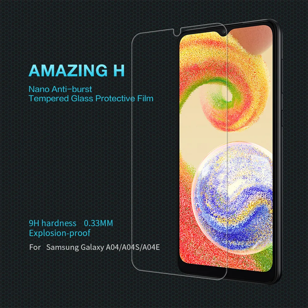 

For Samsung Galaxy A04/A04S/A04E NILLKIN Amazing H Anti-Explosion Tempered Glass Phone Screen Protector