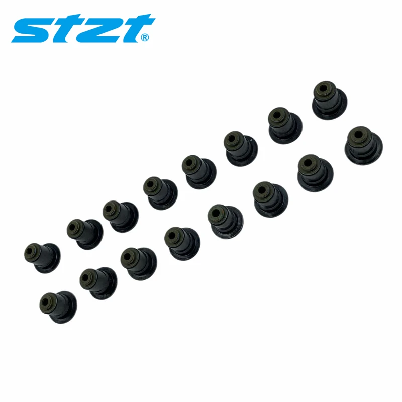 Engine Valve Seal Stem Oil Seal 16pcs for BMW MINI Cooper E34 E36 E46 F20 F21 F30 N13 N16