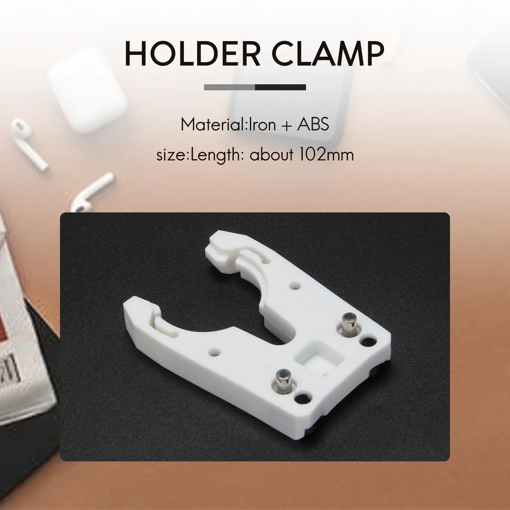 5PCS/Lot ISO30 Tool Holder Clamp Iron+ABS Flame Proof Rubber ClawAB32