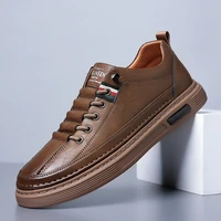 2024 Spring Men's Shoes Fashion Men Casual Shoes Lightweight Slip on Comfortable Flat Shoes Breathable Outdoor Male Sneakers Hot 1