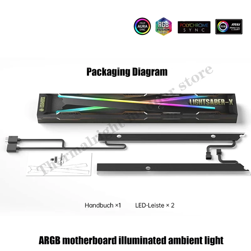RGB Backplane Panel For Computer Motherboard Lighting MB IO Decoration Luminous Atmosphere 5V ARGB AURA ATX / MATX