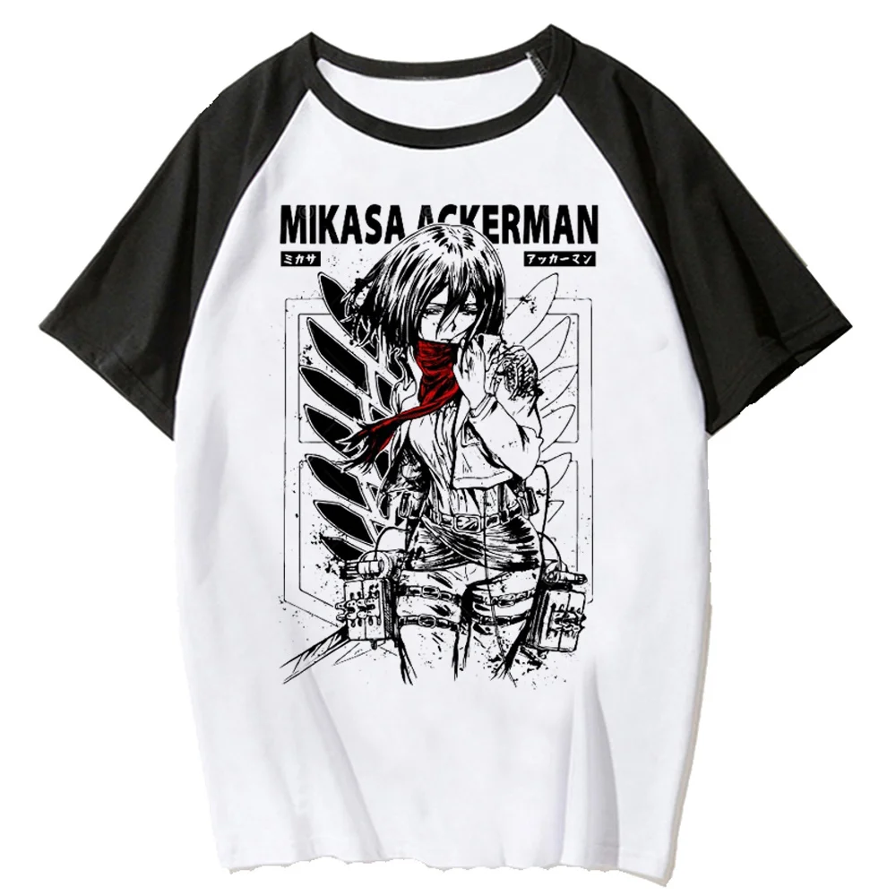 

Attack on Titan t-shirts women Japanese funny comic t shirt girl anime streetwear clothes