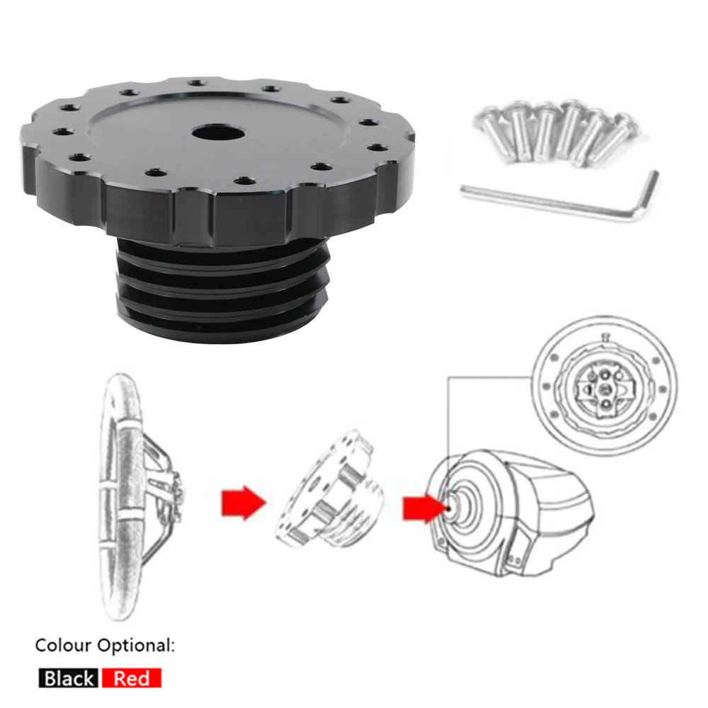 La Connessione Dello Strumento Dell'Adattatore Del Volante Da Gioco Per Auto Analogica Si Applica Per Thrustmaster Tx T300 T500 Ts Alluminio Rosso O N