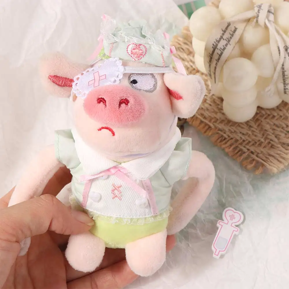 Dress Up 10CM Doll Clothes Pretend Play Cotton Doll Dolls Clothing Set Outfit Changing Kawaii Doll Nurse Uniform Replacement