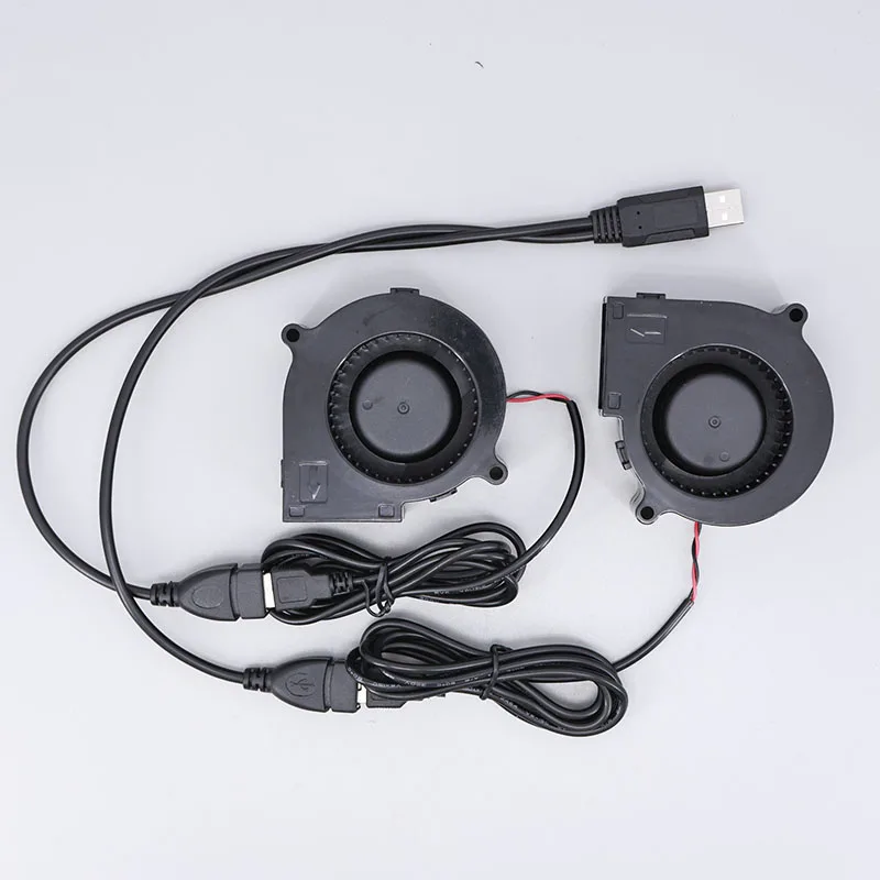 2웨이 USB 터보 블로워 팬 USB 케이블 듀얼 40mm 50mm 60mm 80mm 90mm 120mm DC 5V 전원 케이블 (AV 리시버 DVR 냉각용)