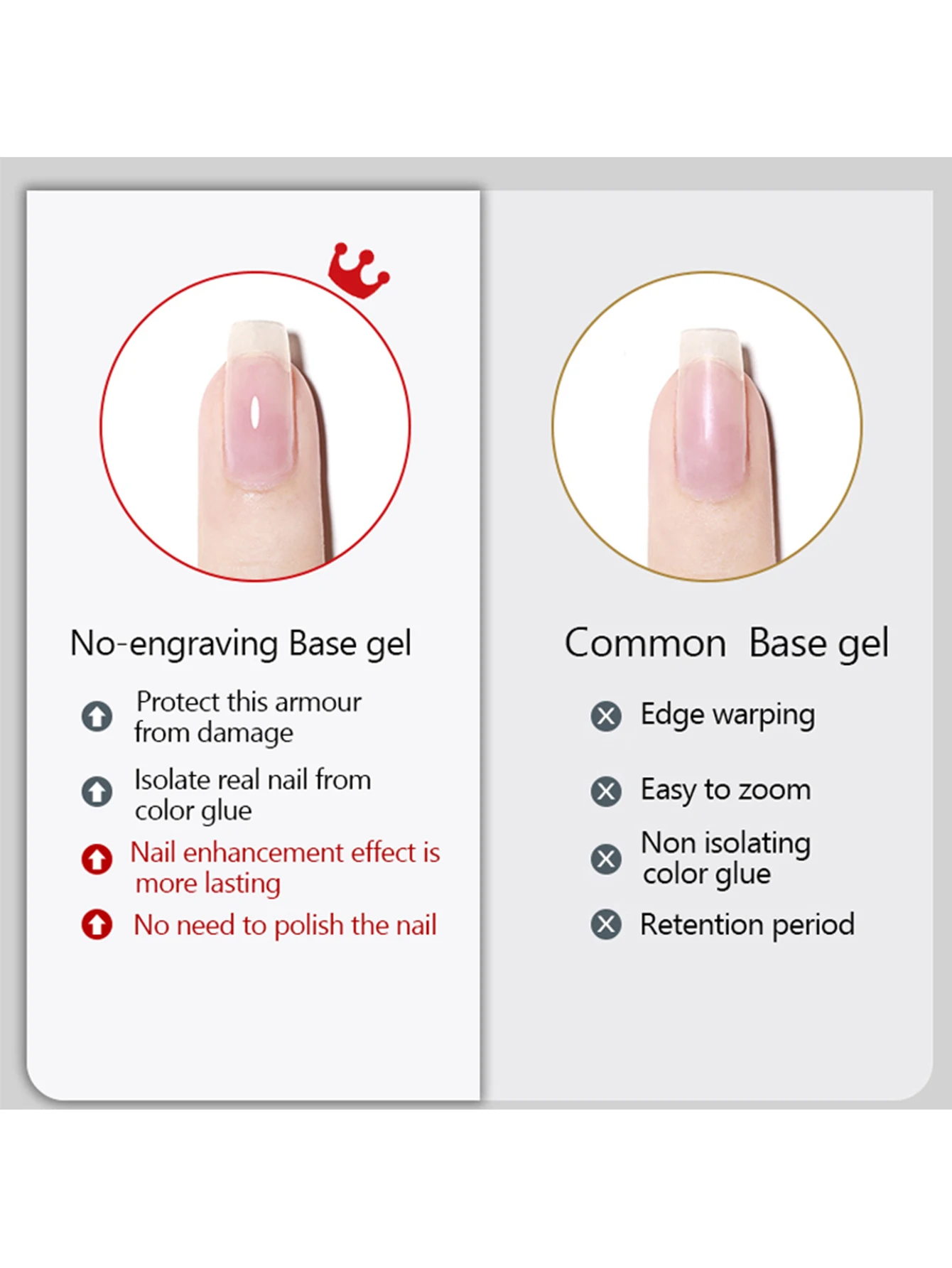 Nail Top Coat 10ml Base Gel Top Coat UV Gel Nail Polish Nail Art Manicure Removable 1Colors Hybrid Varnish Long Lasting Base Coat