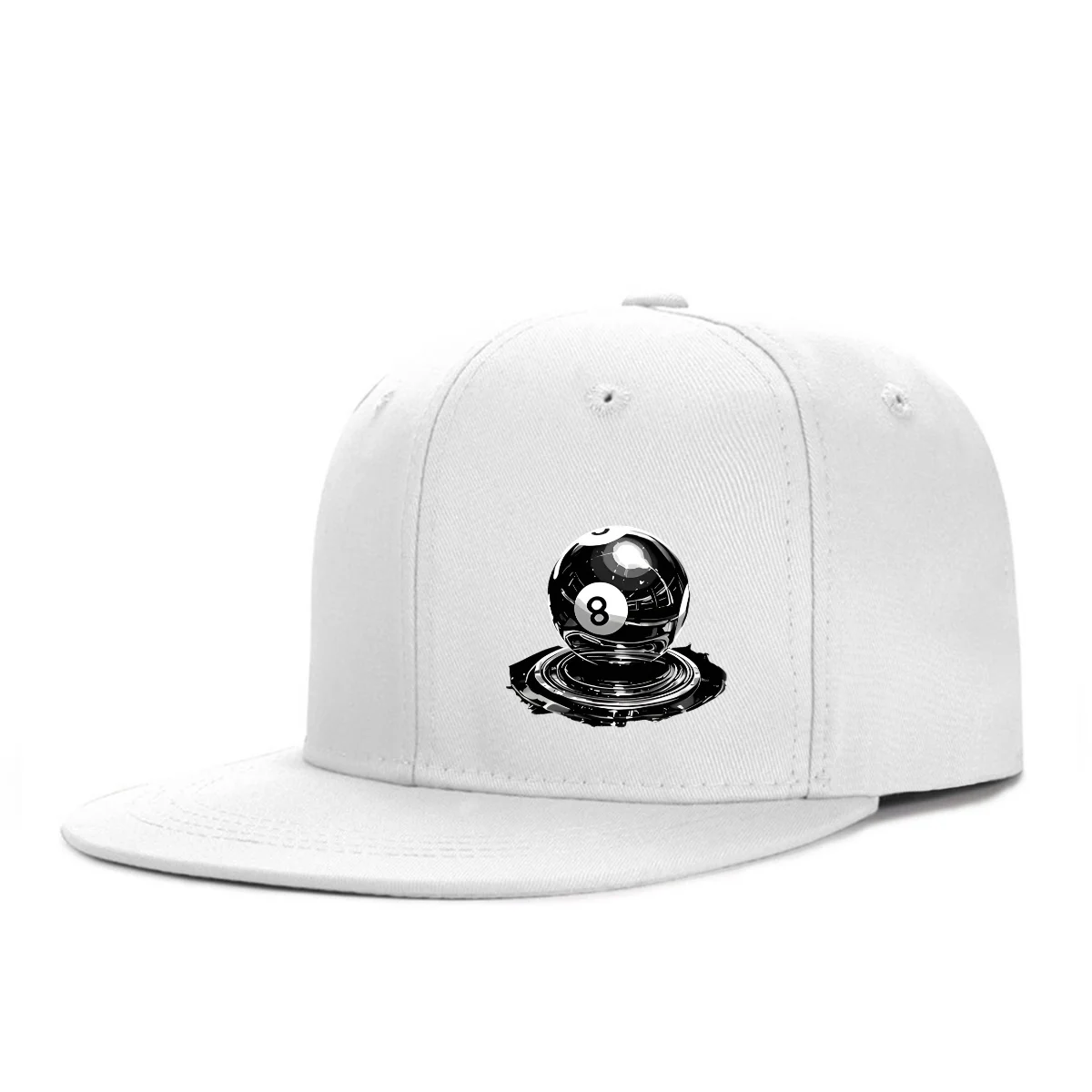 Trendy Urban Casual Flat-Brim Hats for Both Men And Women, Perfect for Everyday Outings And Sporty Styles, a Must-Have for Hip-H - 2