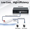 HORACO 2 Port POE Repeater 10/100Mbps 1 to 2 PoE Extender with IEEE802.3af/at Plug&Play 48V for PoE Switch NVR IP Camera AP 3