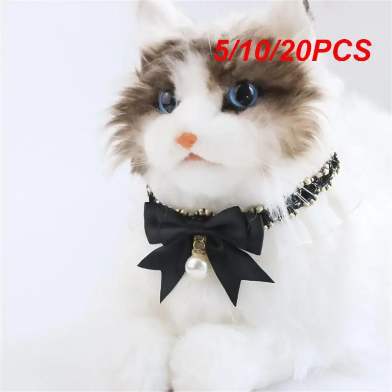 

5/10/20PCS Dog Bow Tie Cats And Dogs General Lovely Cat Bow Tie Pet Accessories Pet Collar Adjustable Easy To Wear