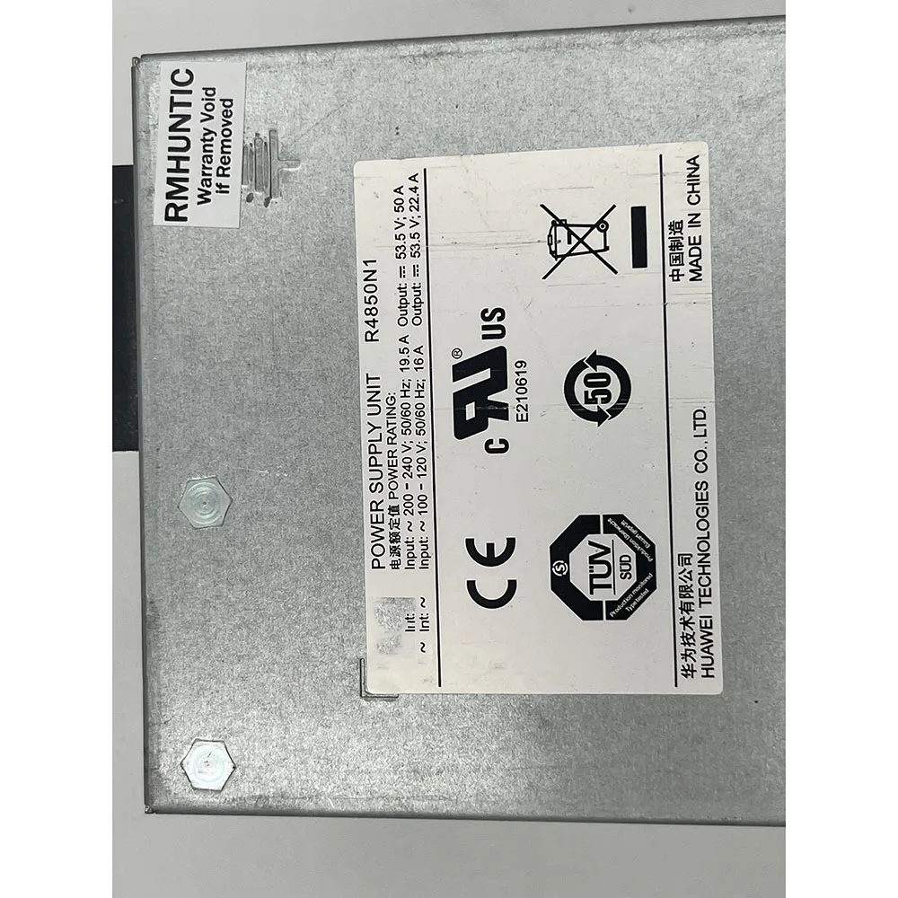 화웨이 R4850N R4850N1 통신 전원 모듈, 53.5V/50A 완벽한 테스트