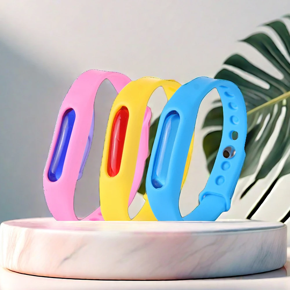 Mosquitoes Repeller Bracelet Silicone Essential Oil Anti-mosquito Bracelet for Children Adults