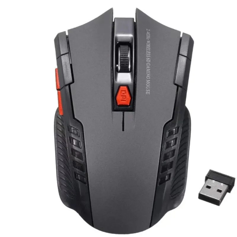 Wireless Mouse Optical 1600DPI 6 Buttons Gamer USB Receiver Computer PC Laptop Accessories