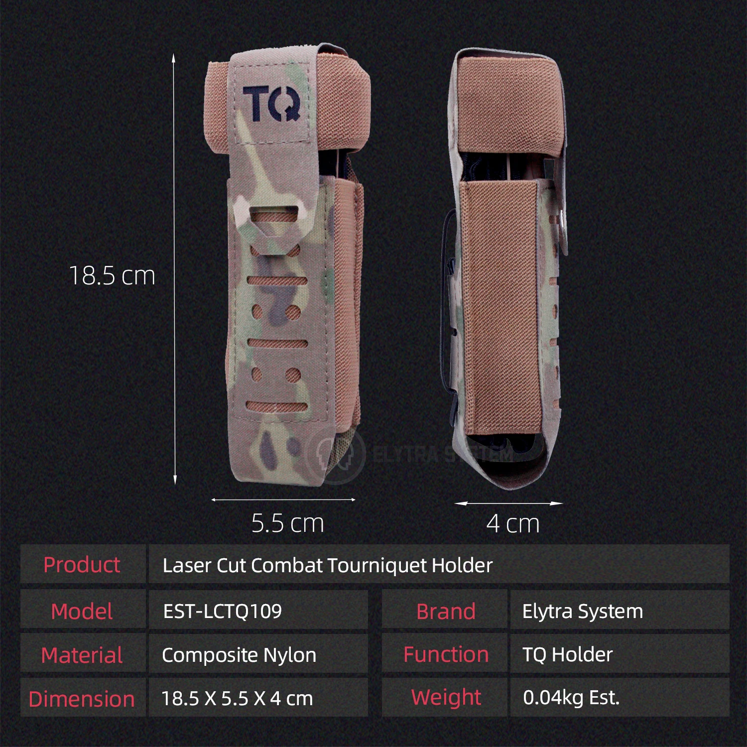 Tourniquet Pouch Holder, Molle Medical Shears Pouch Scissors Bag Fit for Tourniquet,Outdoor Small Tool Bag 2