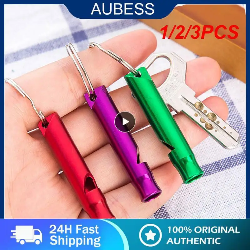 

1/2/3 шт. многофункциональный алюминиевый аварийный свисток для выживания Портативный брелок инструменты для улицы тренировочный свисток для кемпинга туризма