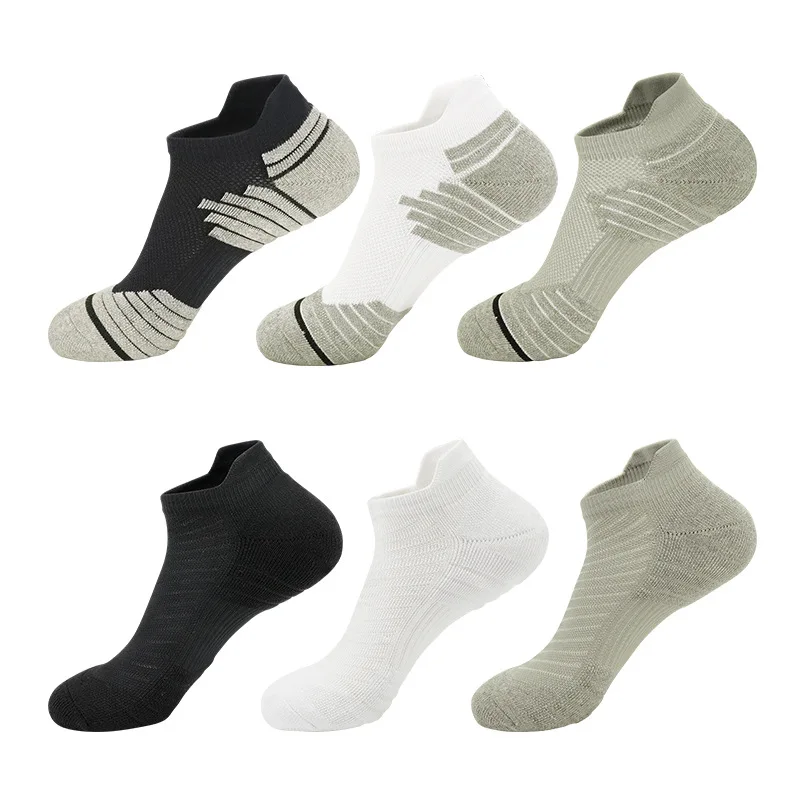 

1 Pair Men's Short Socks Ankle High Quality Breathable Low Cut Sports Casual Women Summer Grey Sock for Male