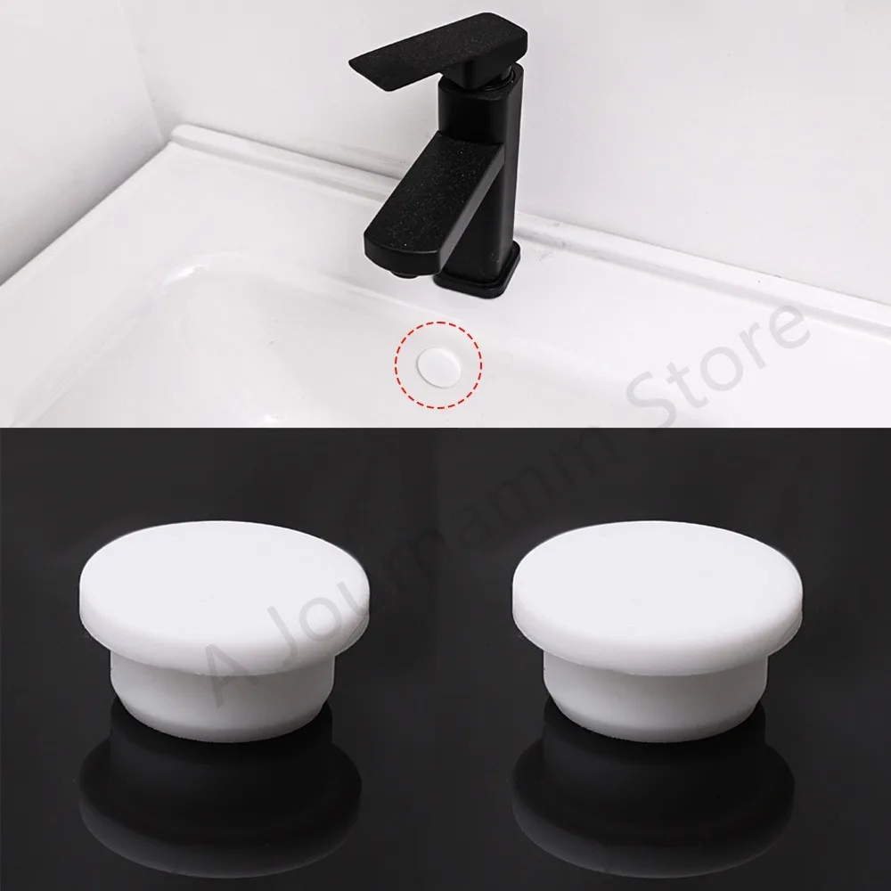 Wash Basin Overflow Ring Plug Basin Trim Bath Drain Cover Seal Bathtub Rubber Stopper for Household Hand Sink Hole Accessories bathtub stopper