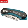 Makita E-10908 Utility Knife Quick Change Folding Manual Retractable Safe Portable Hand Tools Folding Knife With 10 Blades 4