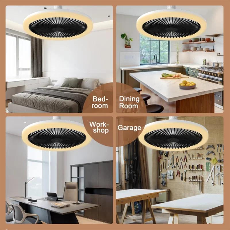 Modern Small Ceiling Fan Light 4