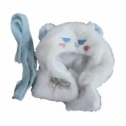 Plush Cloak Cotton Doll Outfit - Cute Blue Dress - Up Set (For 20cm doll - Cloak)