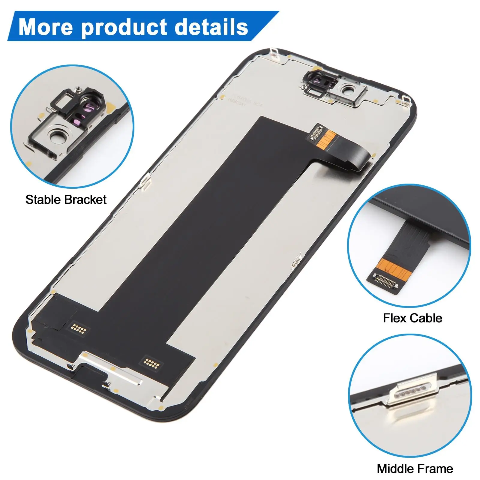 Display LCD Incell per iPhone 17 Pro Max, Touch Digitizer per Schermo iPhone 17 Pro Max - Image 2