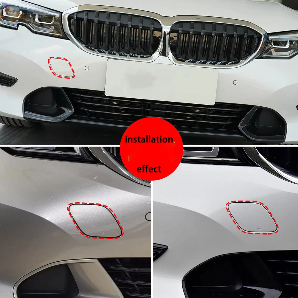 BMW 3 시리즈 프론트 범퍼 트레일러 커버 G20 G28 견인 후크 구멍 커버 51118738984 2020-2022