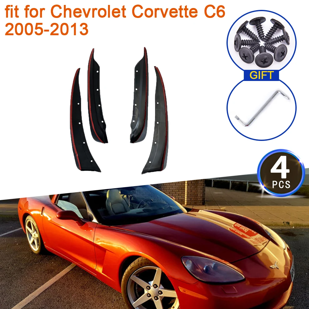 for Chevrolet Corvette C6 2005 2006 2007 2008 2009 2011 2012 2013 Splash Fender Mudflaps Car Styling Accessories - AliExpress