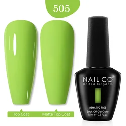 Radiant Red Gel Polish - 15ML Premium Semi - Permanent Nail Varnish (505)