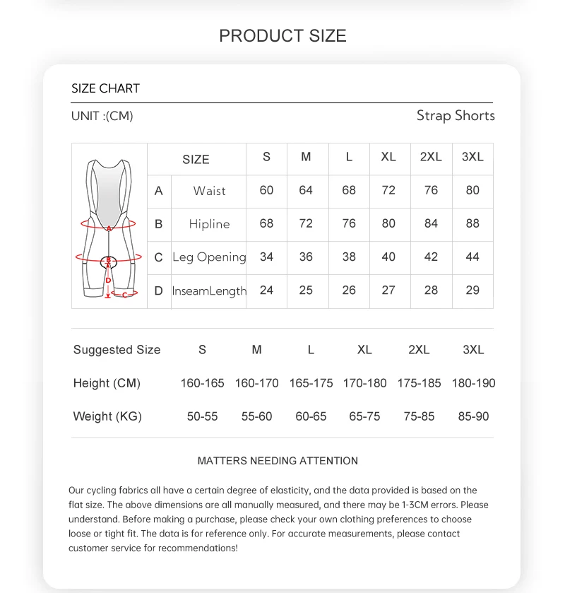 Description Picture 5 of item2024 Cycling Bib Shorts Mens 7H Italy Elastic Interface Pad Men's Cycling Shorts Pro Team Men Cycling Shorts 7CM Leg MTB