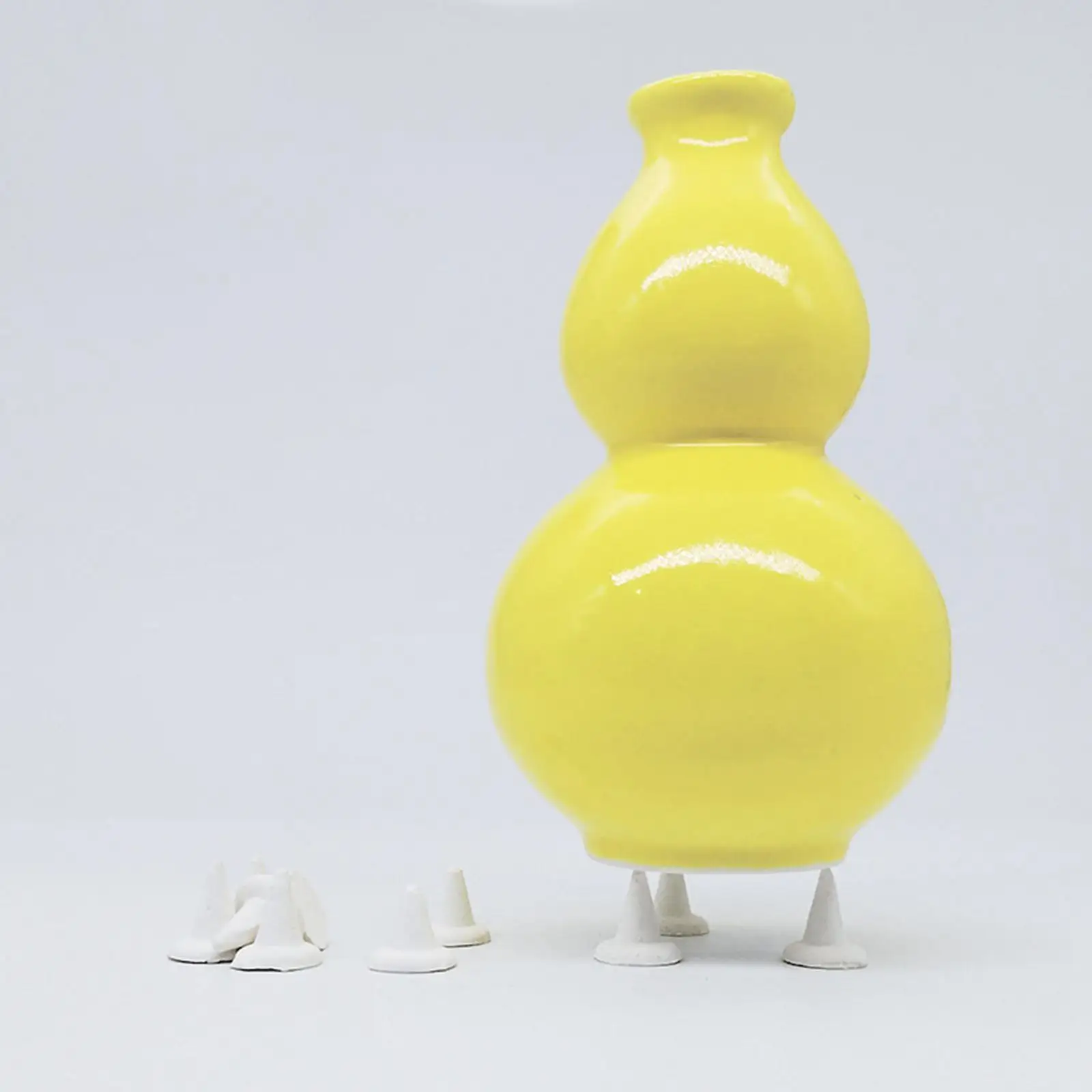 10 Pieces Ceramic Support Nails Pottery Tool Stand High Temperature Resistant Pottery Firing Support Nails Transparent Glaze