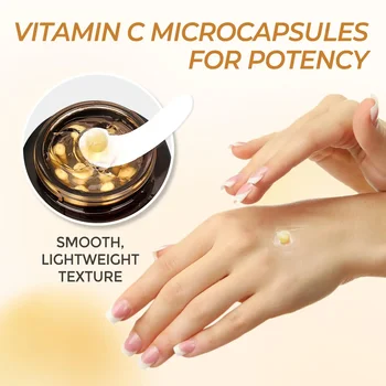 Deep Vitamin C Golden Capsule Hydrating Face Moisturizer, Antioxidant Protection, Lightweight Daily Skincare 3