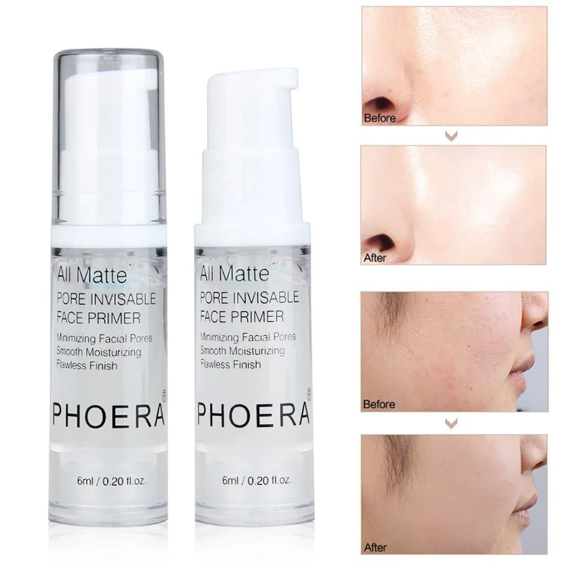 Makeup Primer PHOERA Make Up Primer Transparent Cream Pore Perfect Primer Oil Control Lasting Moisturizing Makeup Milk