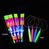 1-16pcs Amazing Light Toy Arrow LED Light Outdoor Party Fun Gift Rubber Band Ejector Night Light Rocket Helicopter Flying Toy 4