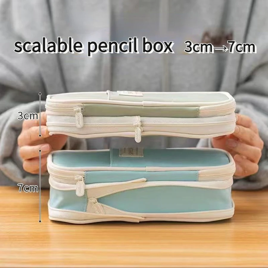 Retractable Pencil Case Large Capacity Multifunctional Stationery Box pencil cases stationery box